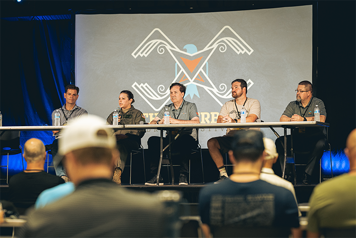 Drone Industry Leader Panel Speaks to Audience